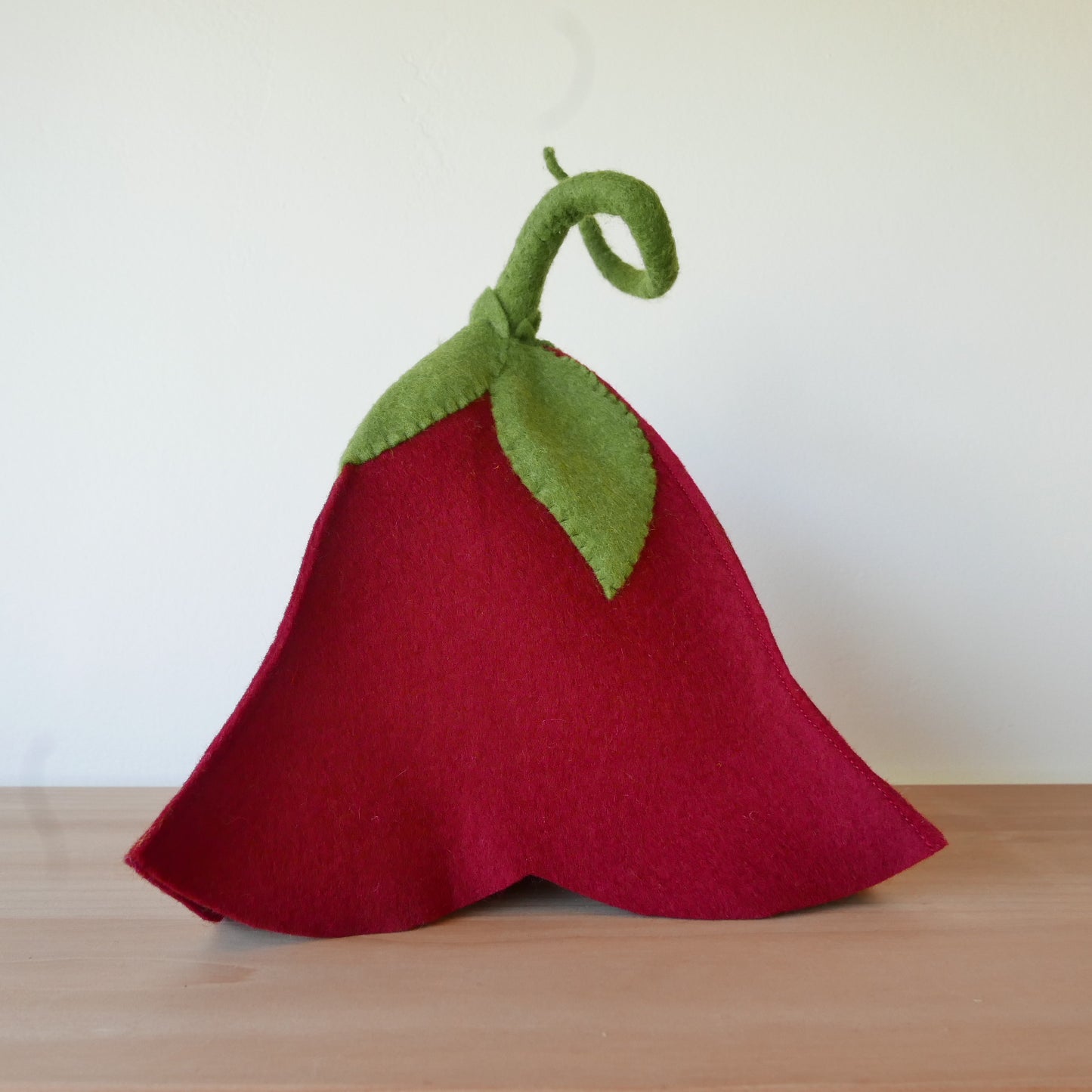 Flower Child Hat - Rose Red