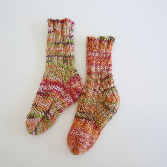 Hand Knitted Socks - Riley