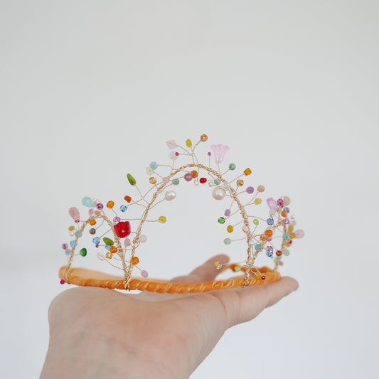 Gala Beaded Crown