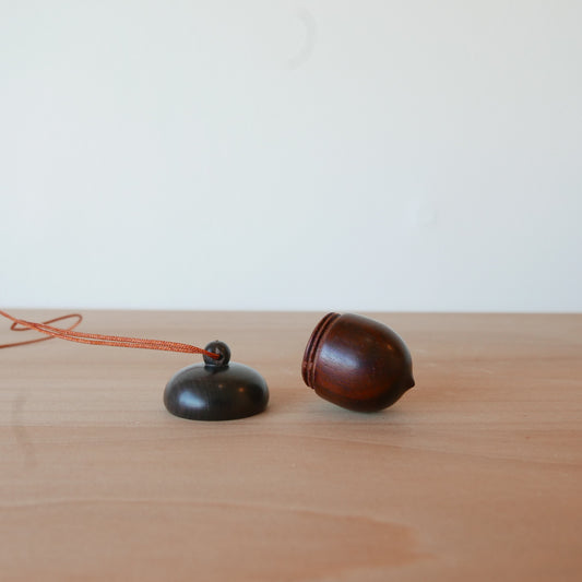 Wooden Acorn Necklace