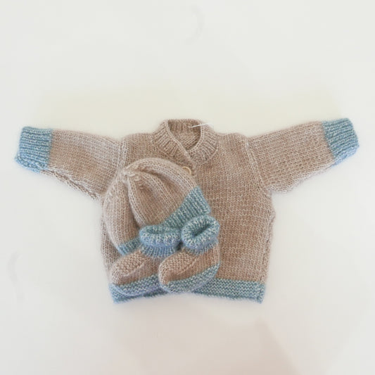 Knitwear Set in Oat
