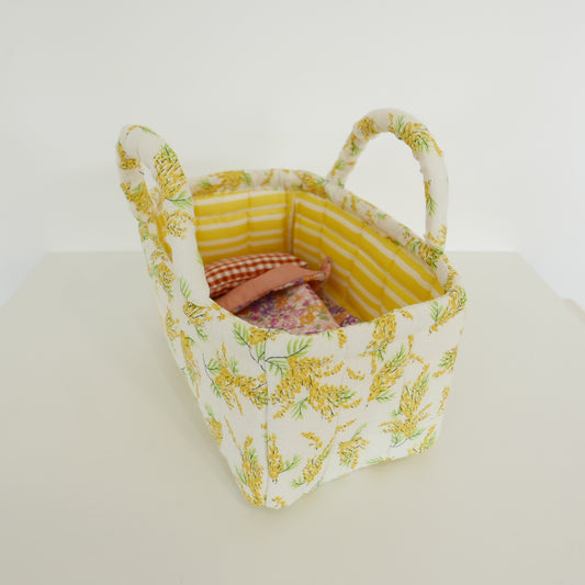 Carry Cot Dolls Bed - Wattle