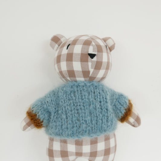 Sweet Bear - Gingham + Blue