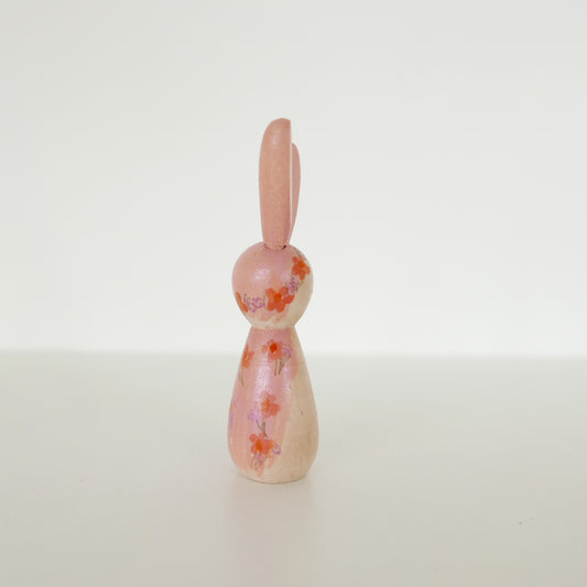 Hand Painted Rabbits - Pinks + Purples
