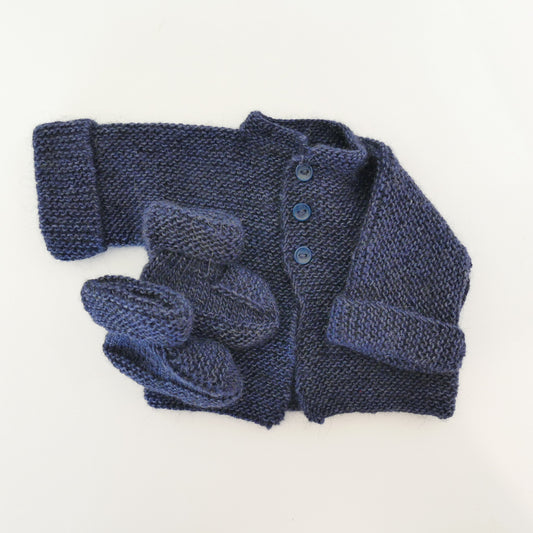 Knitwear Set in Indigo