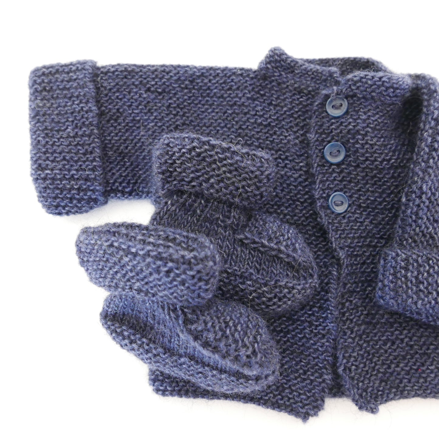 Knitwear Set in Indigo