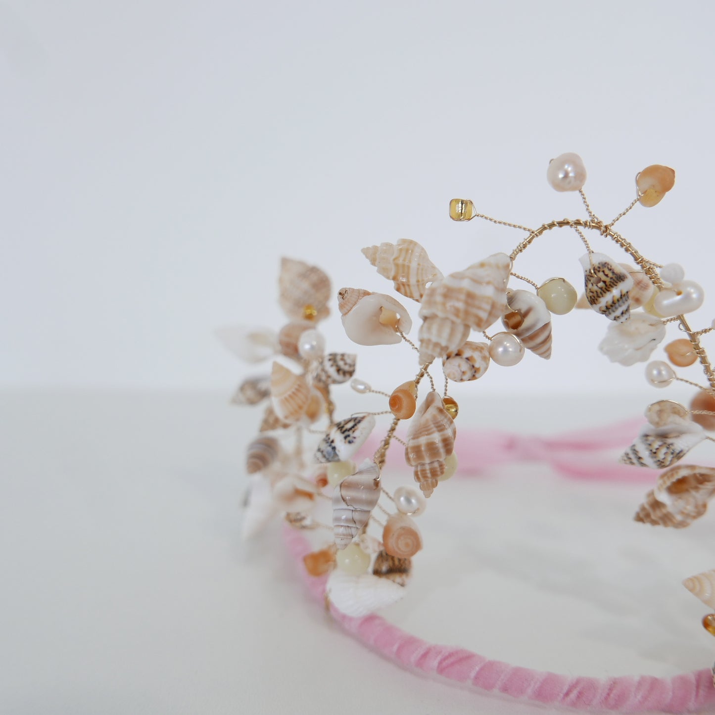 Gala Mermaid Crown - Soft Pink