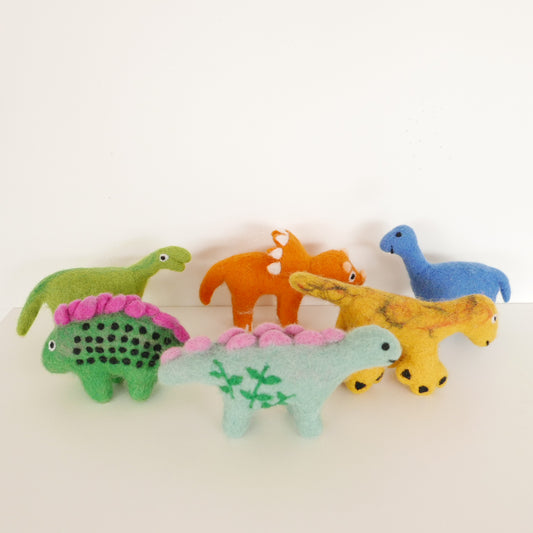 Felted Dinosaurs