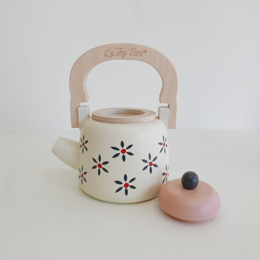 Vintage Wooden Teapot