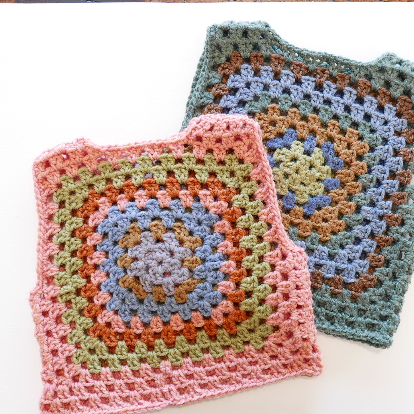 Granny Square Crochet Vest - Blossom