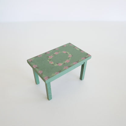 Dolls House Dining Table - Garden Rose