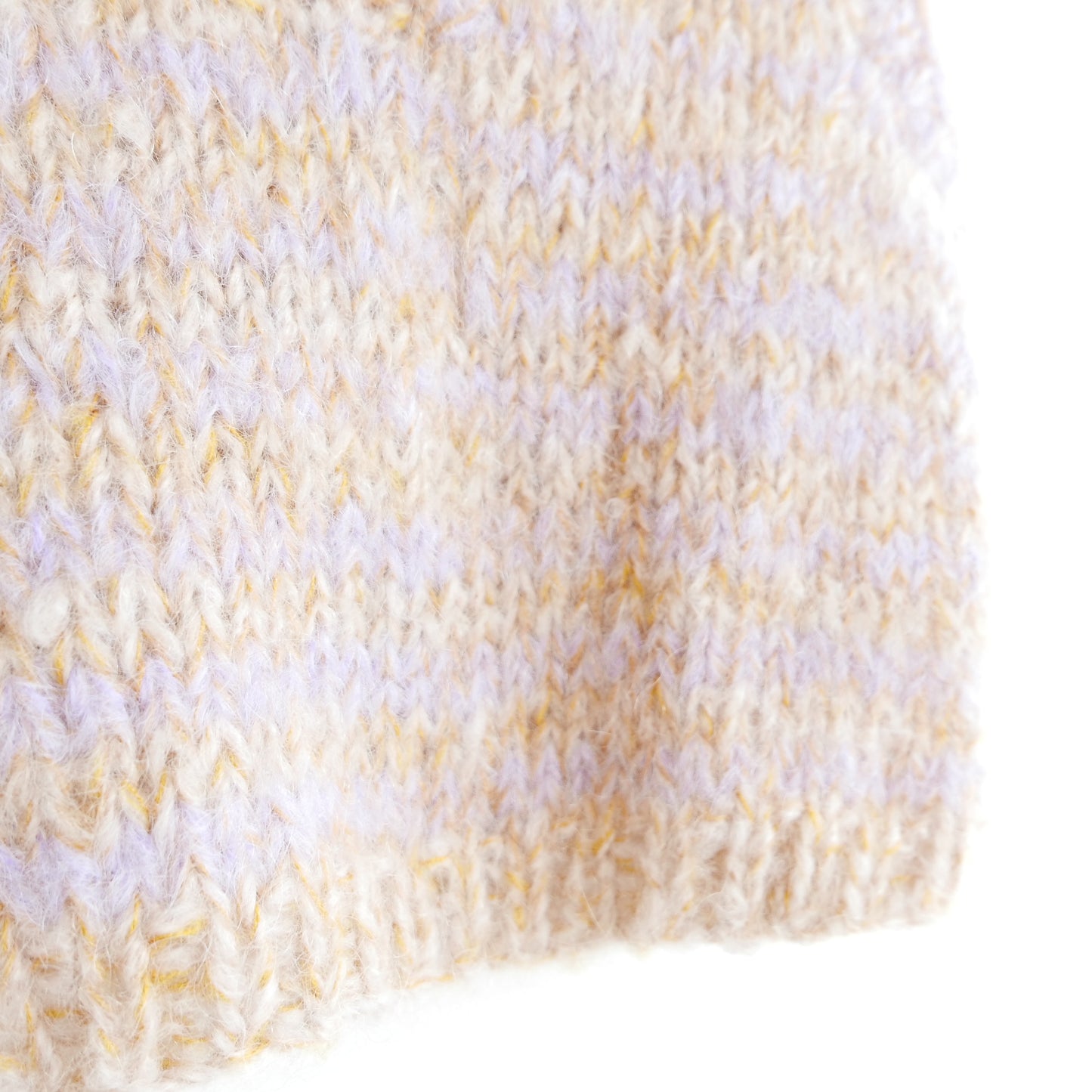 Hand knitted vest - Tide Line