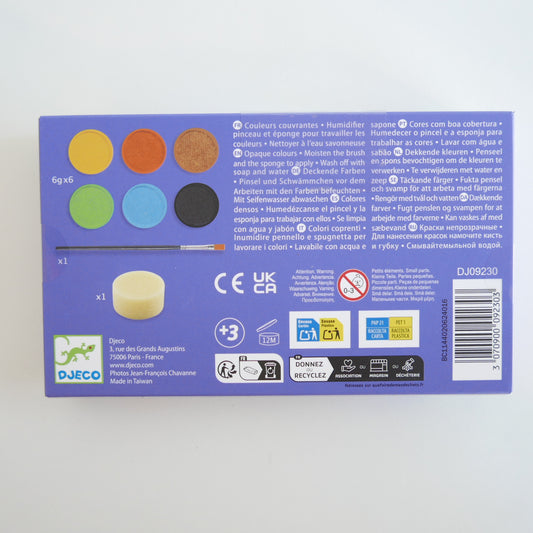 Face painting kit - 6 colours