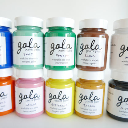 poster paint colours