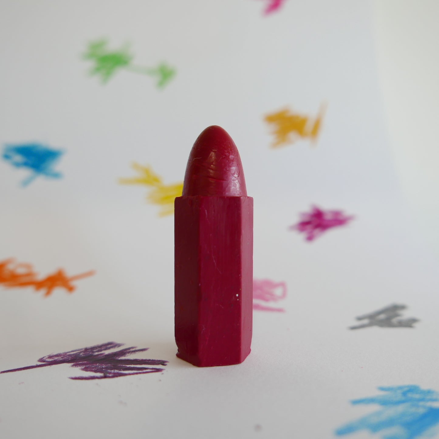 Single Cognito crayon made in New Zealand in red
