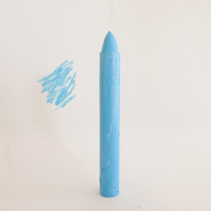 Focus on single colored crayon for drawing and art projects

