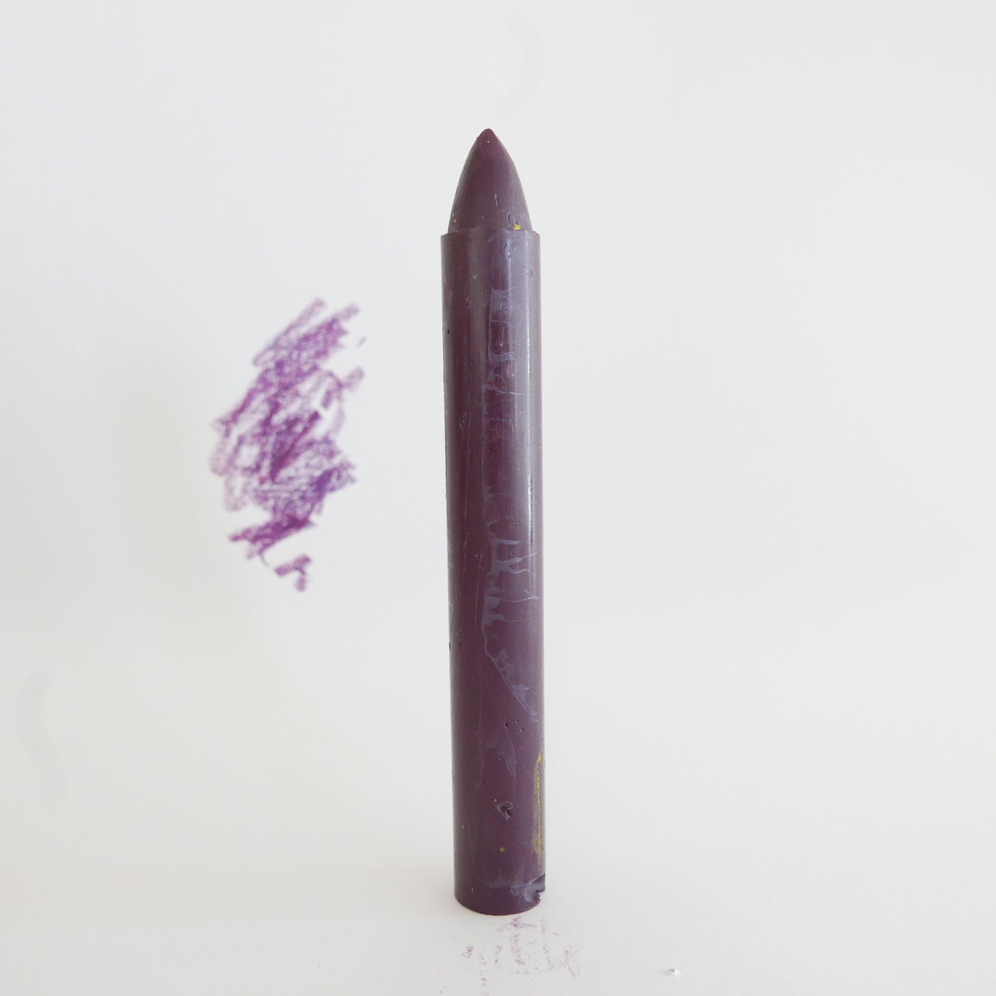 Close up of purple New Zealand crayon for coloring
