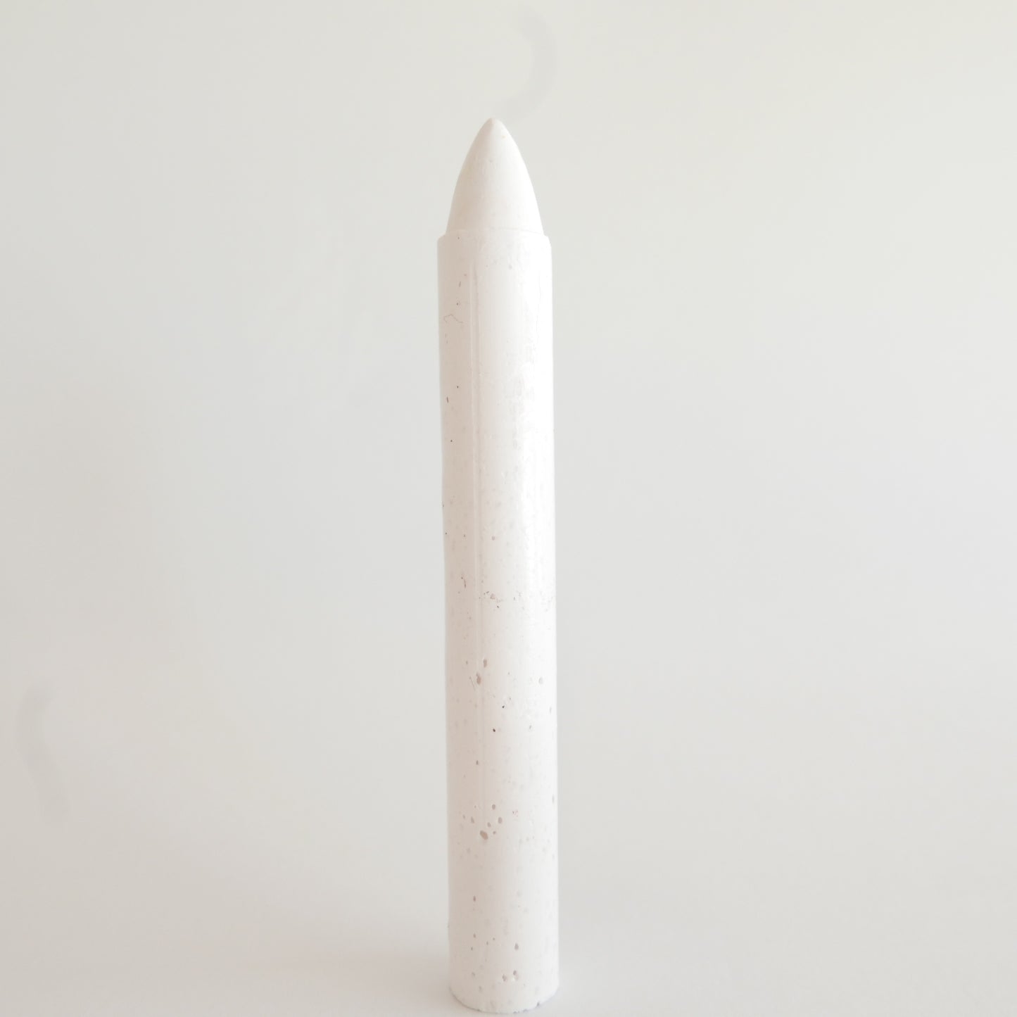 white crayon up close