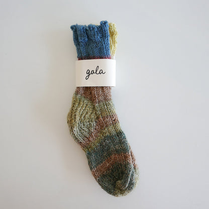 Hand Knitted Socks -  River