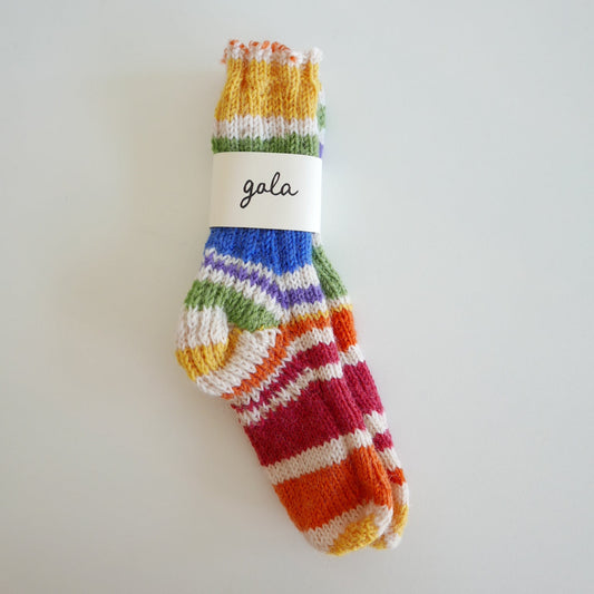 Hand Knitted Socks -  Robin