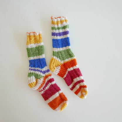 Hand Knitted Socks -  Robin