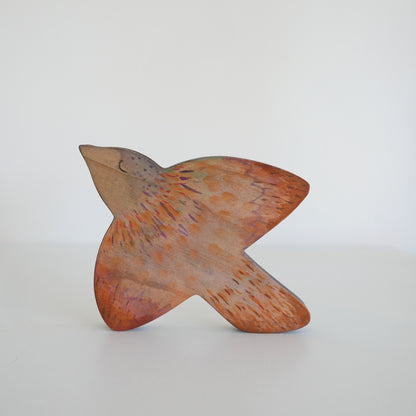 Wooden Bird Wall Art - Hand Painted