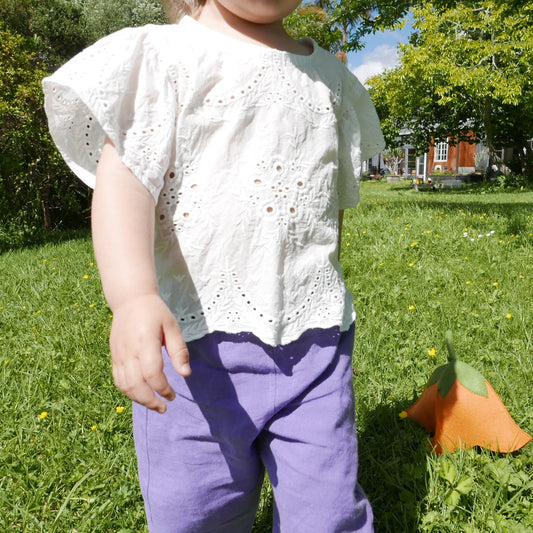 Widdettes - Fairy Top in Embroidered Anglaise