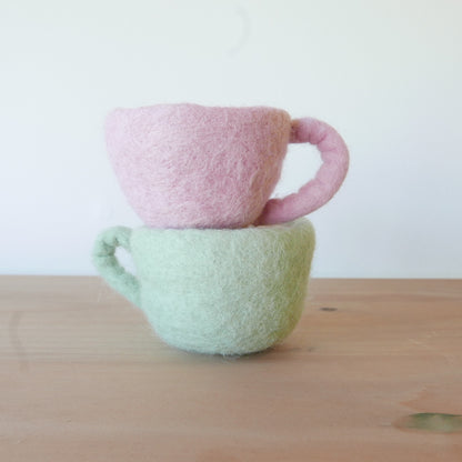 Felted Teacups
