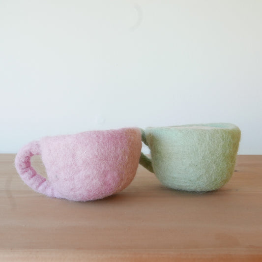 Felted Teacups