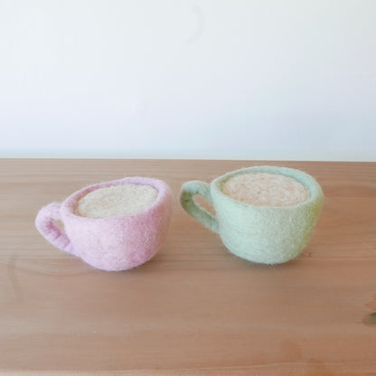 Felted Teacups