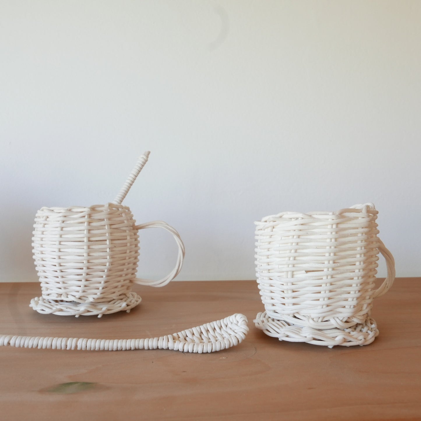 Rattan Tea Set