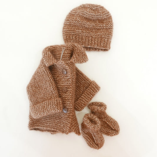 Knitwear Set in Chocolate