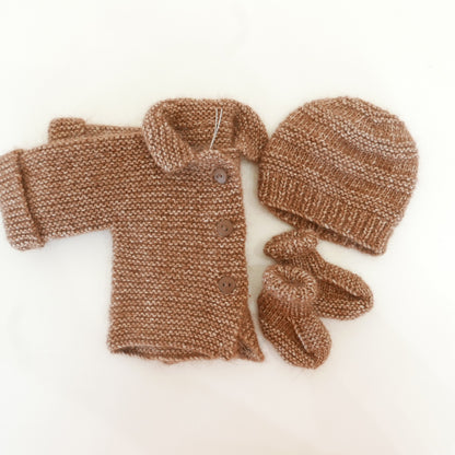 Knitwear Set in Chocolate