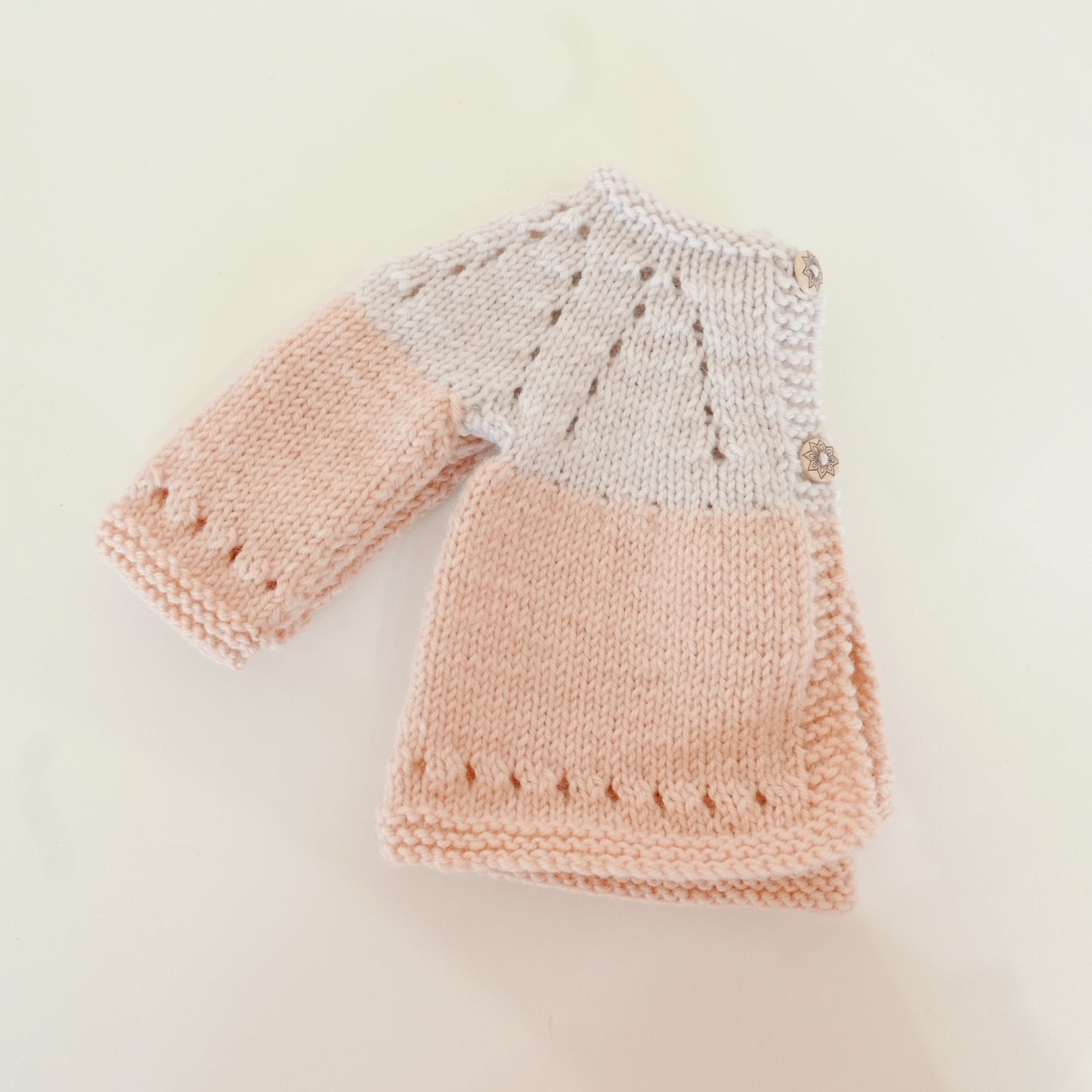 Knitted Cardigan in Flower