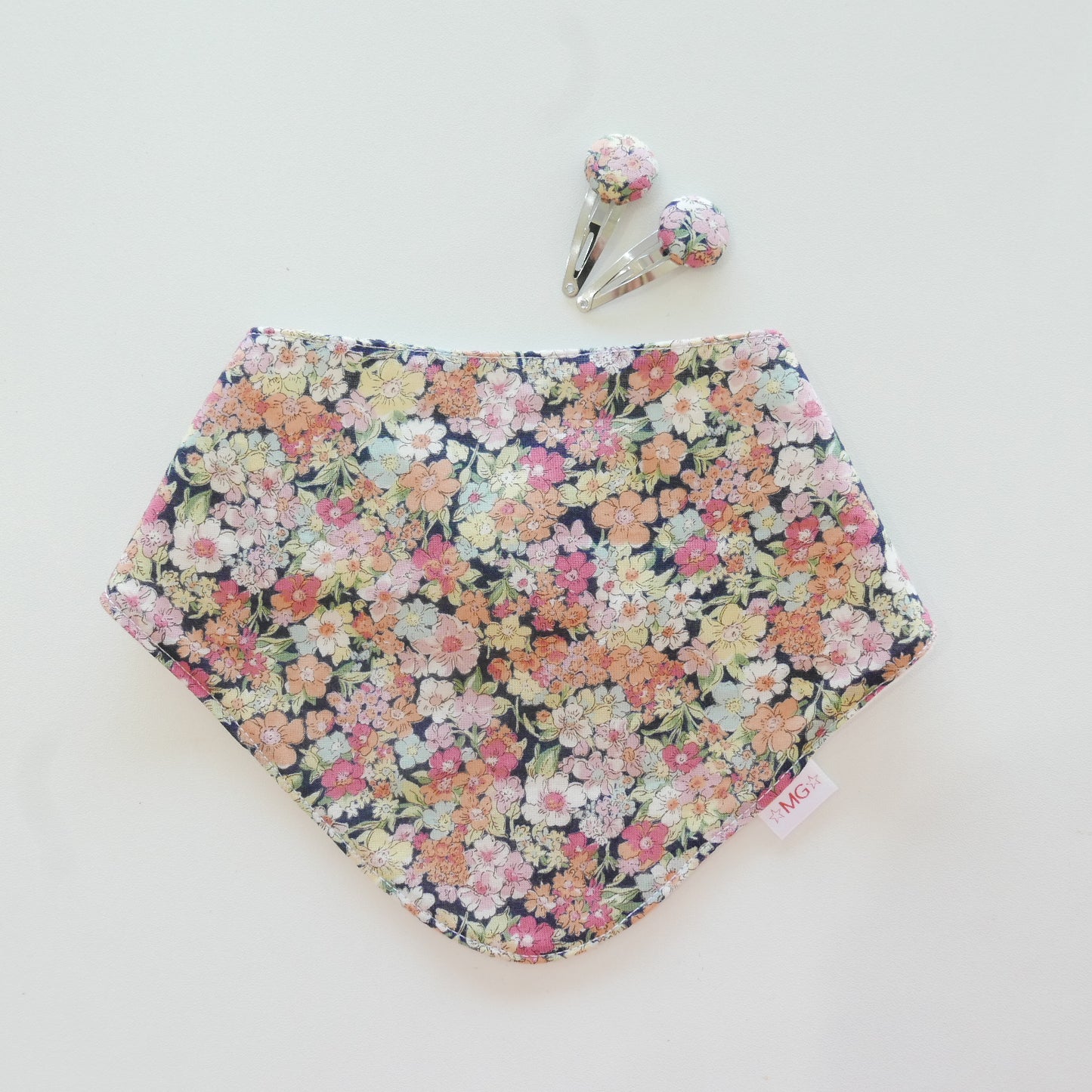 Making Good - Bib and Hair Clip Set in Black Forest