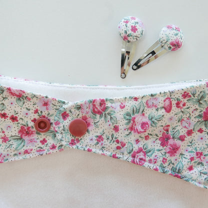 Making Good - Bib and Hair Clip Set in Meadow