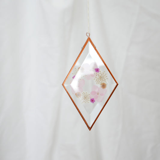 Pressed Flower Suncatcher - Blossoms