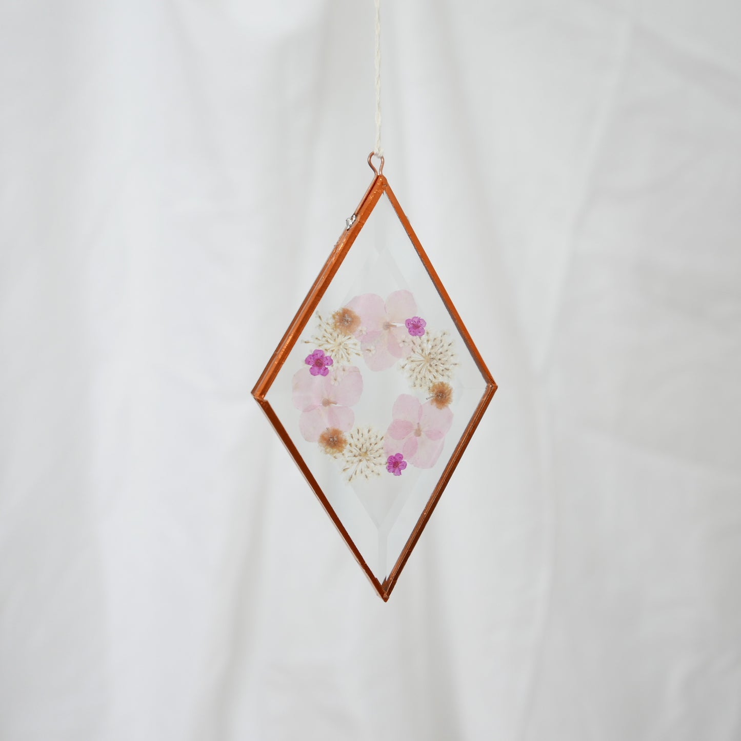 Pressed Flower Suncatcher - Viola