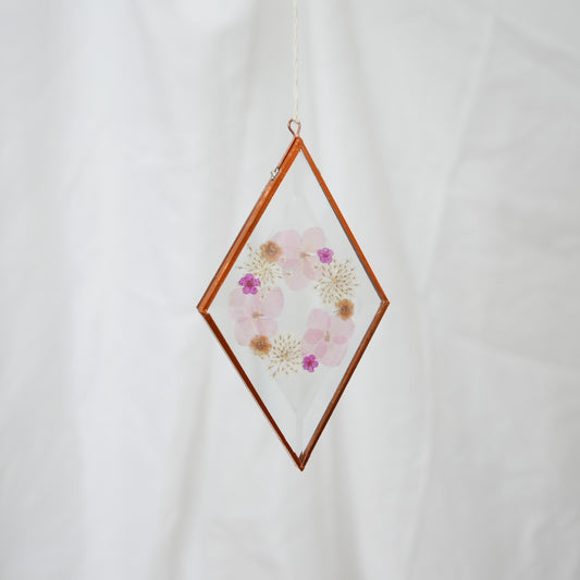 Pressed Flower Suncatcher - Blossoms
