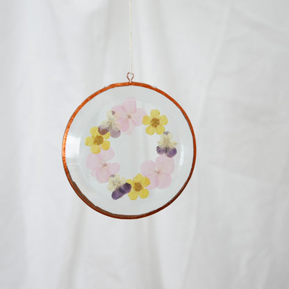 Pressed Flower Suncatcher - Buttercups