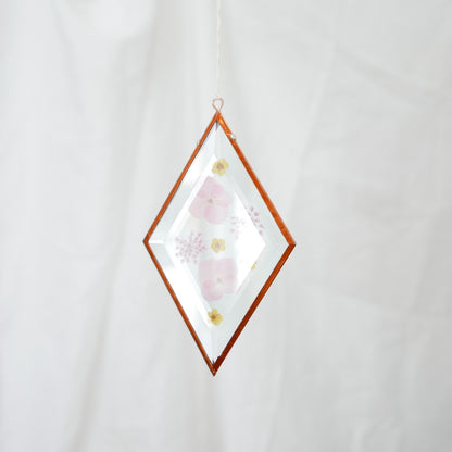 Pressed Flower Suncatcher - Queen Anne's Lace