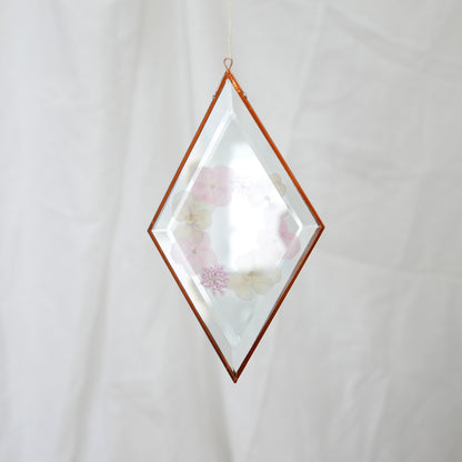 Pressed Flower Suncatcher - Hydrangea