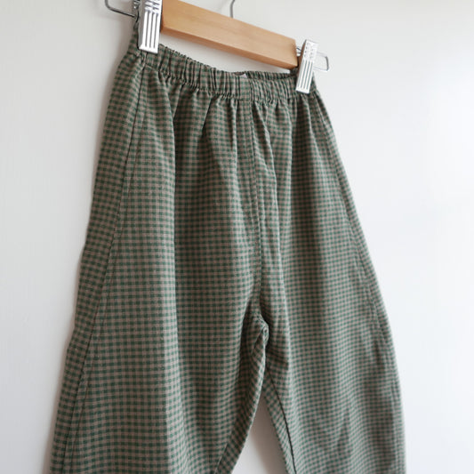 Widdettes - Pixie Pants in Green Check