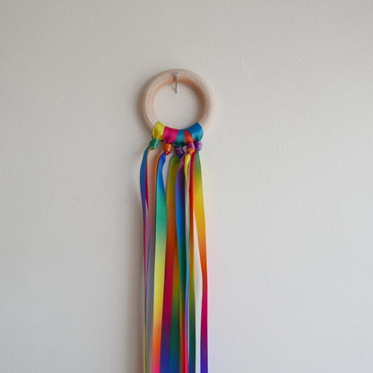Rainbow Ribbon Ring