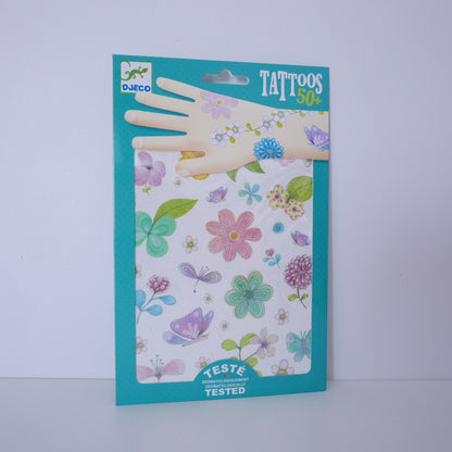 Fair Flowers Temporary Tattoos