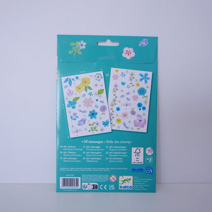 Fair Flowers Temporary Tattoos