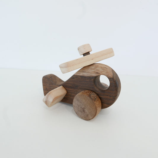Small Wooden Helicopter