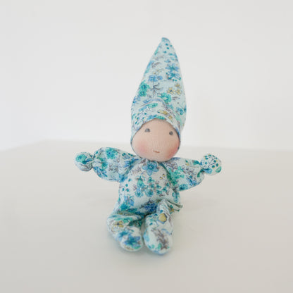 Poppet Doll - Damask Blue