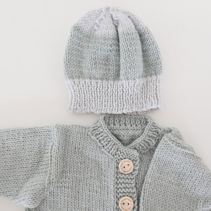 Knitwear Set in Sage Green