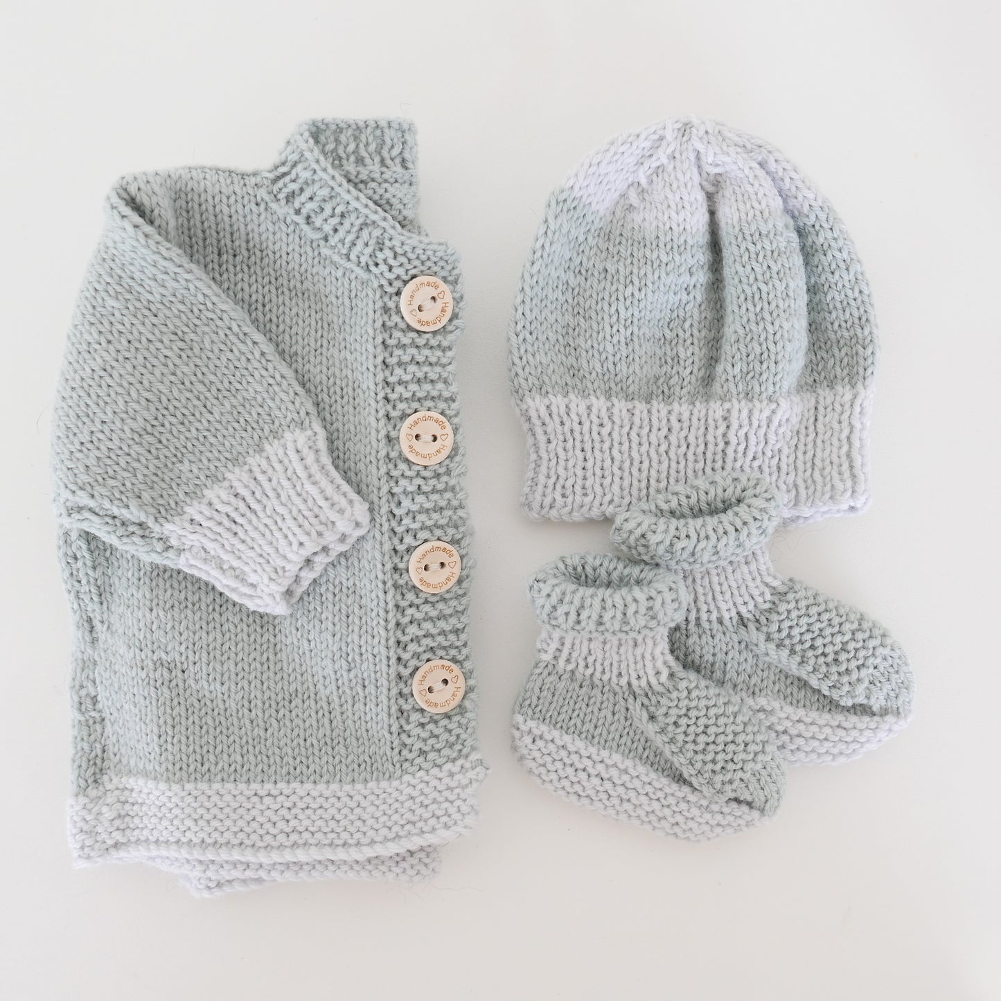 Knitwear Set in Sage Green